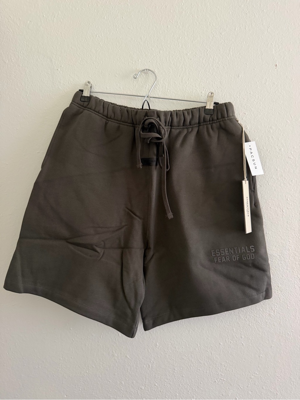 Fear of God Essentials 'Off Black' SweatShorts